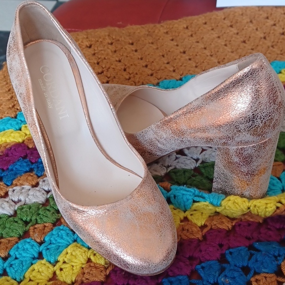 Cordani Pumps, Rose Gold, 3-3/4" Heel, 38 (7)